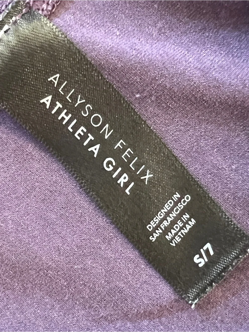 Athleta Purple Allyson Felix 'Athleta Girl' Performance Tee
